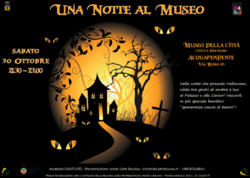 “Una notte al Museo: Halloween al Museo della Città”, notte da brividi ad Acquapendente