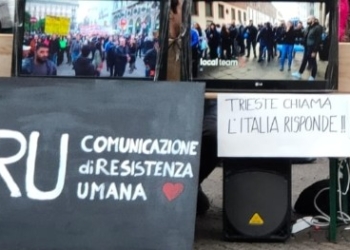 Ad Orvieto nuova manifestazione “no Green Pass” : “Trieste è ovunque”
