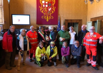 Ricevuti dal sindaco Tardani i partecipanti al “Cammino del sale di Cervia”