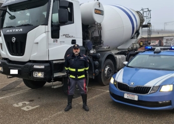 Pregiudicato ruba una betoniera in Liguria. Intercettato ed arrestato ad Orvieto dalla Stradale