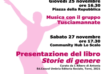 25 novembre, l’Albero di Antonia invita a partecipare alla manifestazione in Piazza delle Repubblica
