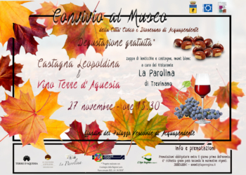 Convivio al Museo della città di Acquapendente con degustazione di prodotti autunnali