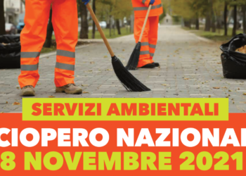 Sciopero nazionale addetti ai Servizi Ambientali, avviso alla popolazione per lunedì 8 novembre