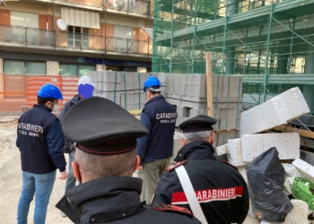 Sicurezza sui luoghi di lavoro, intensa attività dei Carabinieri nei cantieri della Provincia