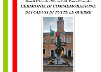 Iniziative comunali per celebrare la storia: 4 novembre raduno al monumento dei caduti, cittadinanza onoraria al milite ignoto e 1 libro sulla Grande Guerra