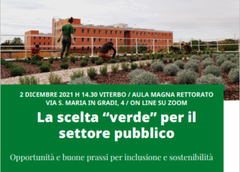 “La scelta ‘verde’ per il settore pubblico – Opportunità e buone prassi per inclusione e sostenibilità”