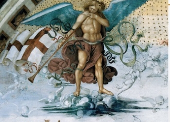 “Il male e la sua sconfitta. Dal linguaggio biblico alla cultura medievale e rinascimentale”, lectio nella Cappella di San Brizio