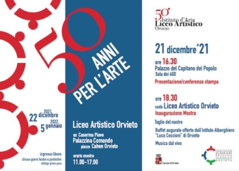 “50 Anni per l’Arte”, in mostra le opere del Liceo Artistico