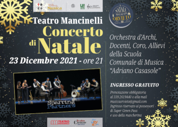 Gran Concerto di Natale al Teatro Mancinelli, gli auguri in musica alla città di Orvieto