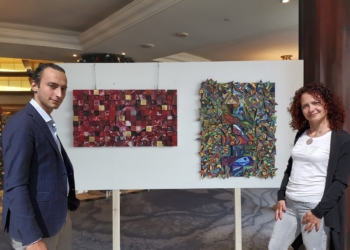 Orvieto a “Pace e Amore” di Abu Dhabi con l’artista orvietana Stefania Conticchio