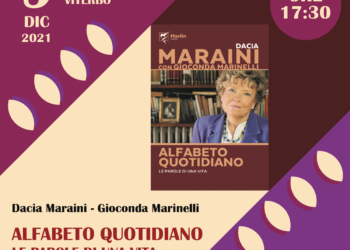 Dacia Maraini presenta il suo libro “Alfabeto quotidiano. Le parole di una vita”