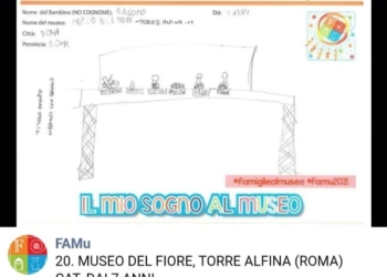 Famiglie al Museo, il disegno di Jacopo prescelto dal Museo Naturalistico del Fiore