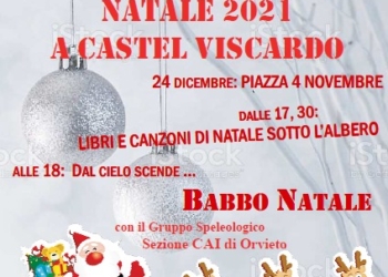 Libri e canzoni sotto l’albero … il giorno della Vigilia di Natale a Castel Viscardo