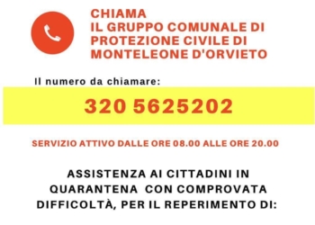 Fabro, attivato servizio consegna a domicilio di beni alimentari e farmaci per persone in quarantena
