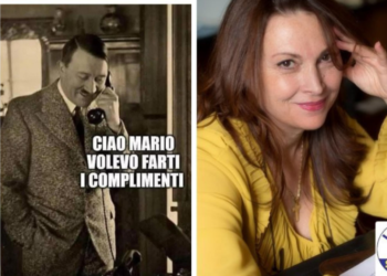 Assessore Sartini posta la foto di Hitler che chiama “Mario” per fargli i complimenti. Sospesa dal partito