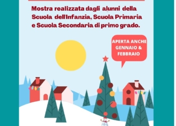 “Disegna il tuo Natale”, mostra sui lavoretti delle scuole in mostra fino al 28 febbraio