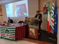 Marco Carlini riconfermato segretario umbro del sindacato lavoratori delle Poste della CISL