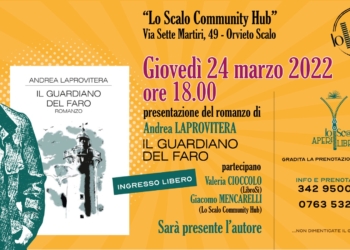 Presentazione libro: Il Guardiano del Faro di Andrea Laprovitera a Lo Scalo Community Hub