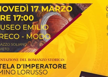 “In tela d’imperatore”, presentazione del romanzo di Mino Lorusso
