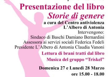 “Ogni giorno lotto. Intorno all’Otto marzo” incontri a cura dell’Albero di Antonia e Comune di Baschi