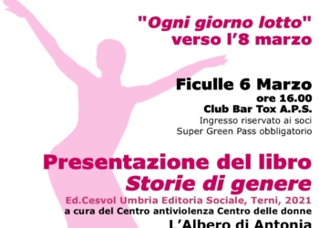 Giornata internazionale delle donne: Ficulle presentazione del libro “Storie di genere”