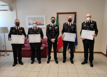 Consegna della “Medaglia Mauriziana al Merito di dieci lustri di carriera militare”