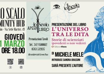 “L’Universo tra le dita”, a Lo Scalo storie di grandi scienziati non vedenti e ipovedenti