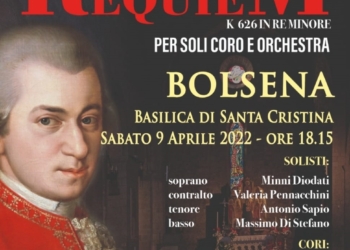 A Bolsena nella basilica di Santa Cristina le note del sublime Requiem di Mozart
