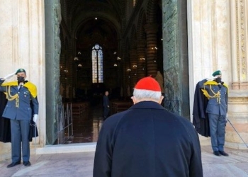 Il Cardinale Sandri alla messa con il Corpo della Guardia di Finanza