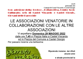 Torna l’appuntamento con la giornata ecologica a Castel Viscardo e Castel Giorgio