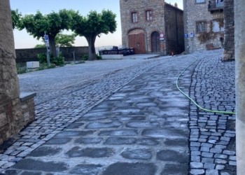 Conclusi i lavori di pavimentazione del centro storico di Parrano