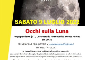 “Occhi sulla Luna”: un omaggio al nostro satellite naturale!