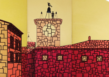 Una vetrata artistica al Museo Faina realizzata dai ragazzi delle classi IV CLA e VBLA del Liceo Artistico