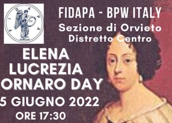 A Palazzo dei Sette “La forza delle donne” con Cinzia Tani per Elena Cornaro Day