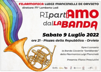 RipartiAMO dalLA BANDA, concerto della Filarmonica Luigi Mancinelli di Orvieto