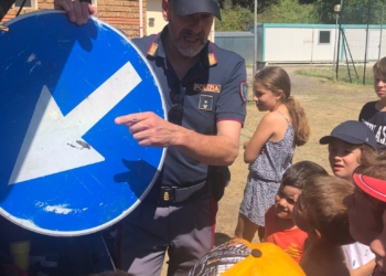 La Polizia di Stato al campo estivo dell’Orvieto Fc