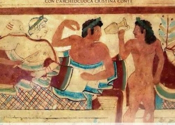  Serata dedicata alla gastronomia etrusca alla Necropoli del Crocifisso del Tufo