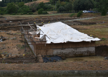 Ancora sorprese nell’area sacra di “Campo della Fiera”: rinvenuti altri mosaici pavimentali e ceramiche cinque e seicentesche