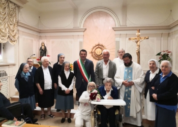 Grande festa all’Istituto San Giovanni Bosco di Monterubiaglio per i 100 anni della signora Ada