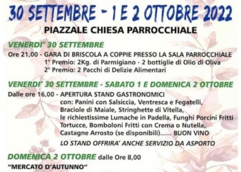 A Ciconia tre giorni con “Autunno in Piazza”