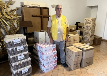 I Lions di Orvieto donano 355,020 kg di alimenti alla parrocchia di Castel Giorgio