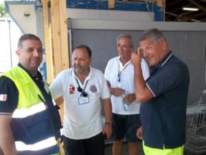 I volontari della ProCiv Funzione Associata sud-ovest orvietano presenti all’iniziativa di ringraziamento della Federvab Emilia Romagna