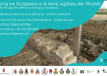 Trekking Guidato da Civitella del Lago all’area archeologica di Scoppieto, lungo i sentieri e i paesaggi del Parco Fluviale del Tevere