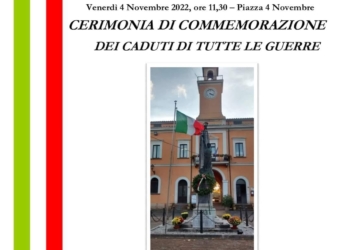 Giornata delle Forze Armate e Commemorazione dei Defunti. Il programma delle manifestazioni a Castel Viscardo