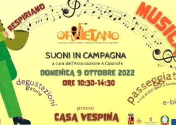 Mercatino “a Km 0”, assaggi, degustazioni, e-bike con “Suoni in Campagna” presso Casa Vespina