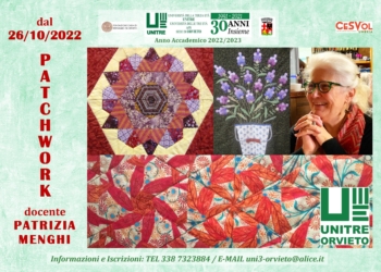 Passione patchwork: con Patrizia Menghi all’UniTre