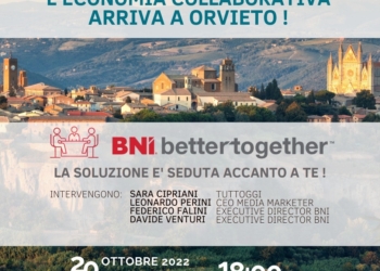 L’economia collaborativa arriva a Orvieto: nella sede di Cogesta si presenta il progetto BNI
