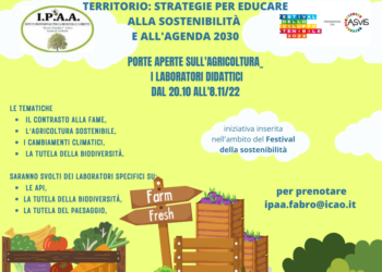Porte Aperte sull’Agricoltura, al via i Laboratori all’Agrario di Fabro nell’ambito del Festival sullo Sviluppo Sostenibile