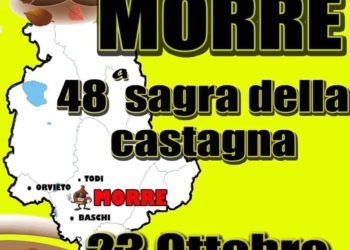 Torna la sagra della castagna di Morre: appuntamento domenica 23 ottobre