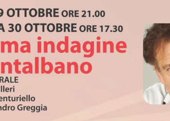 “La prima indagine di Montalbano” al teatro Boni con Massimo Venturiello
